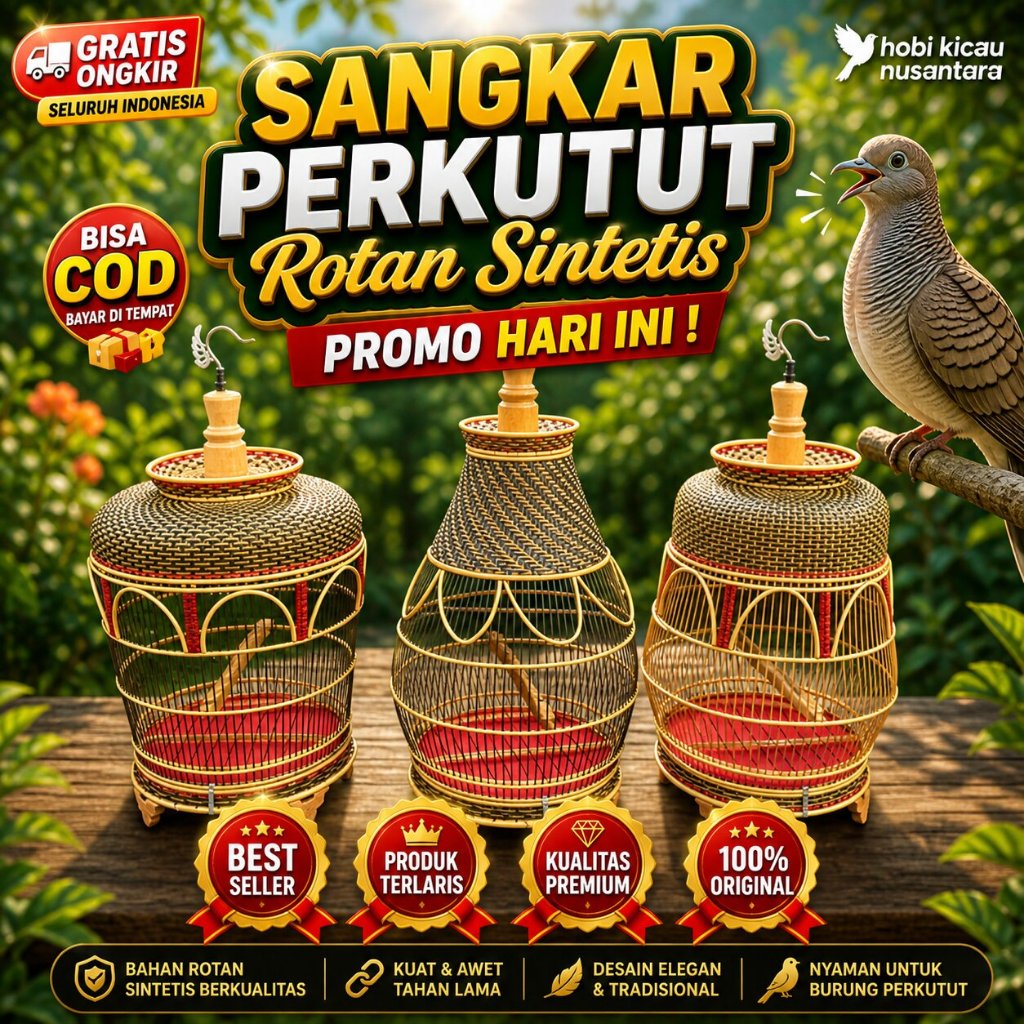 Sangkar perkutut Rotan Sintetis Sangkar Rotan suroboyo
