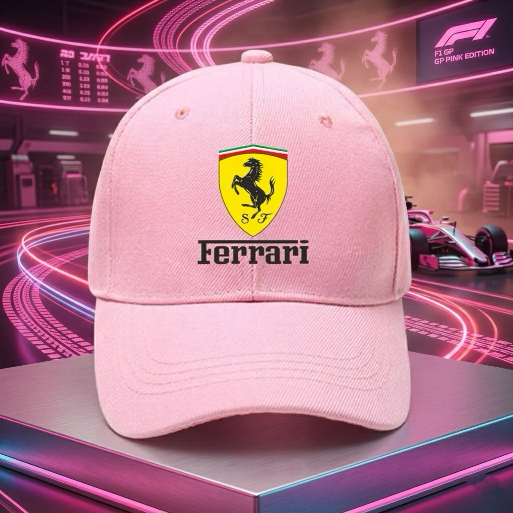 IAMYOURQL - Ferrari F1 Pink Hat