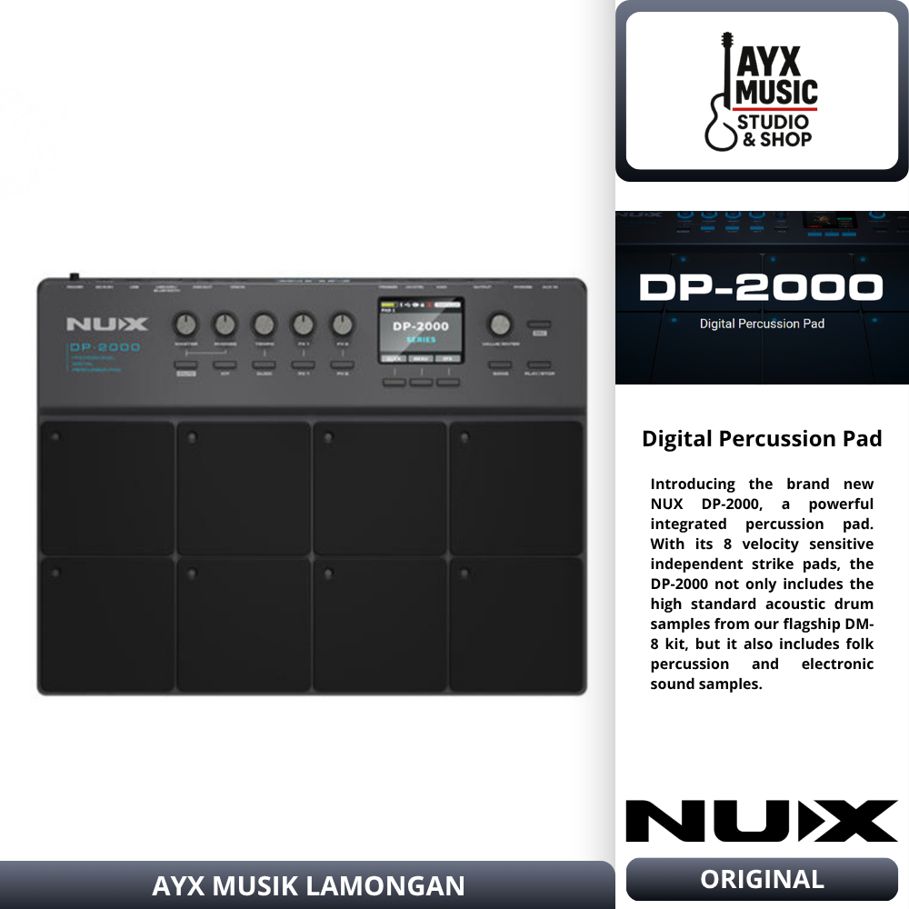 NUX DP-2000 | Digital Percussion Pad | Drum Pad NUX