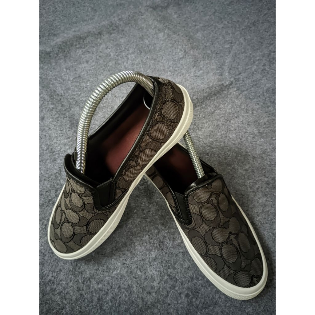 Coach Chrissy Slip On Logo Sneakers Sepatu