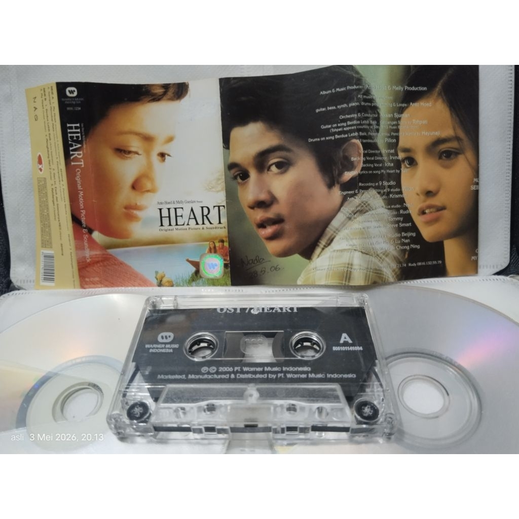 kaset pita ost heart