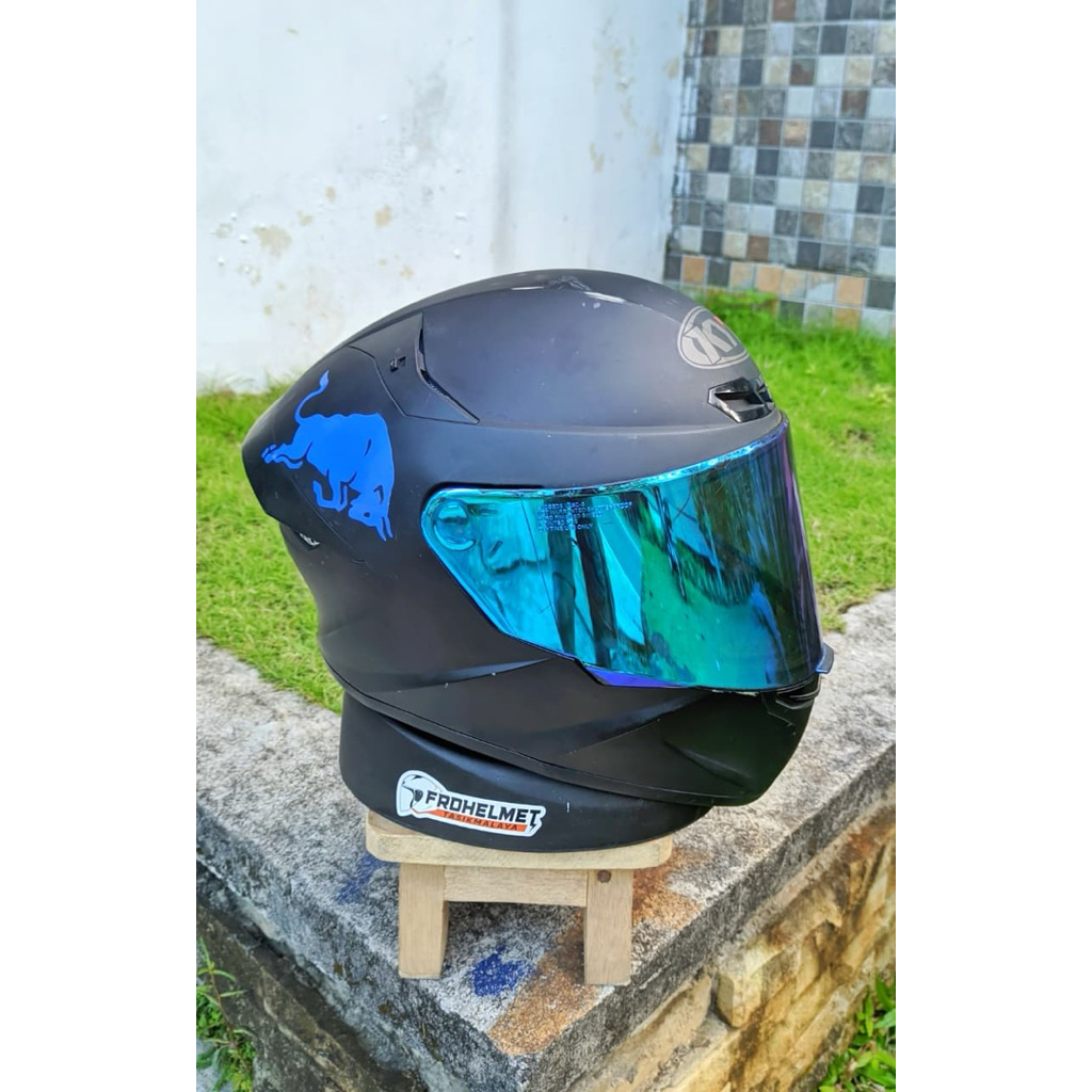KYT TTC BLACK DOFF + INTERCOM