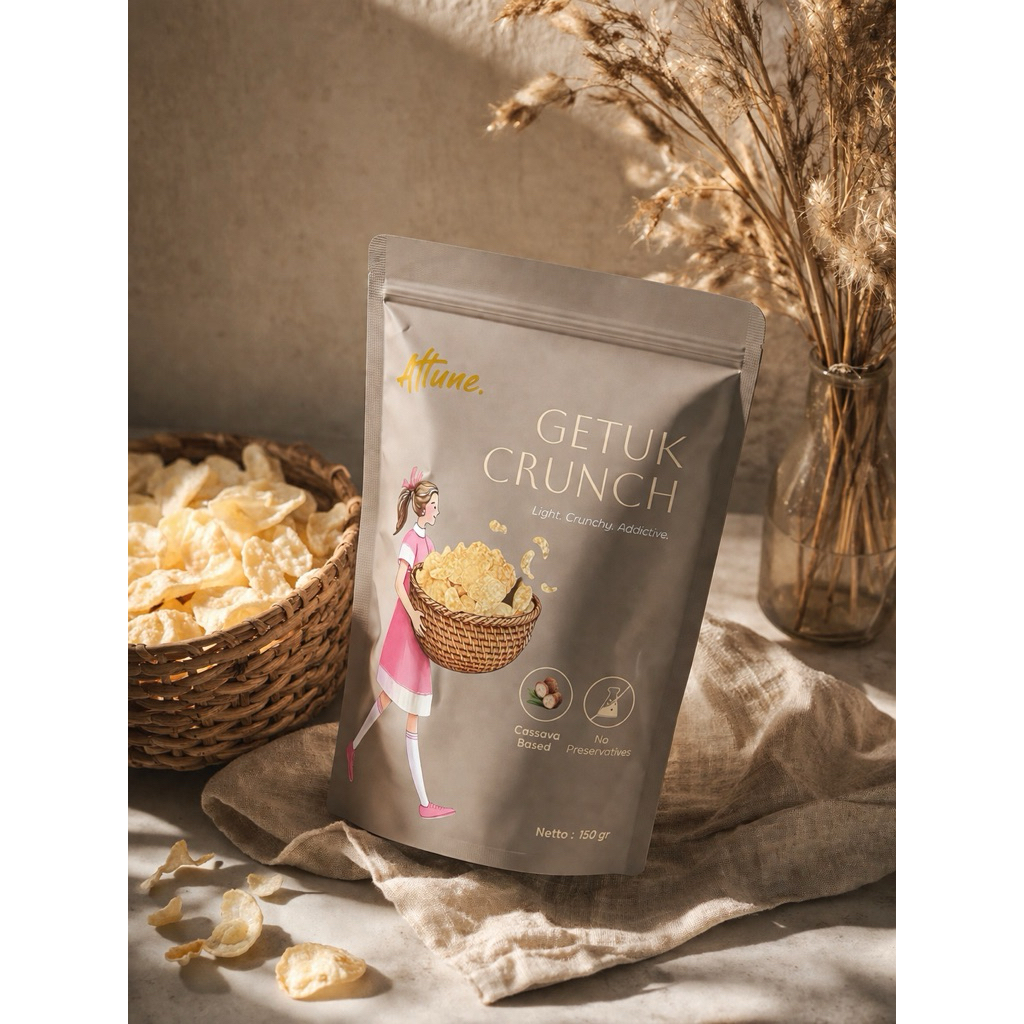 Getuk crunch (keripik getuk singkong)