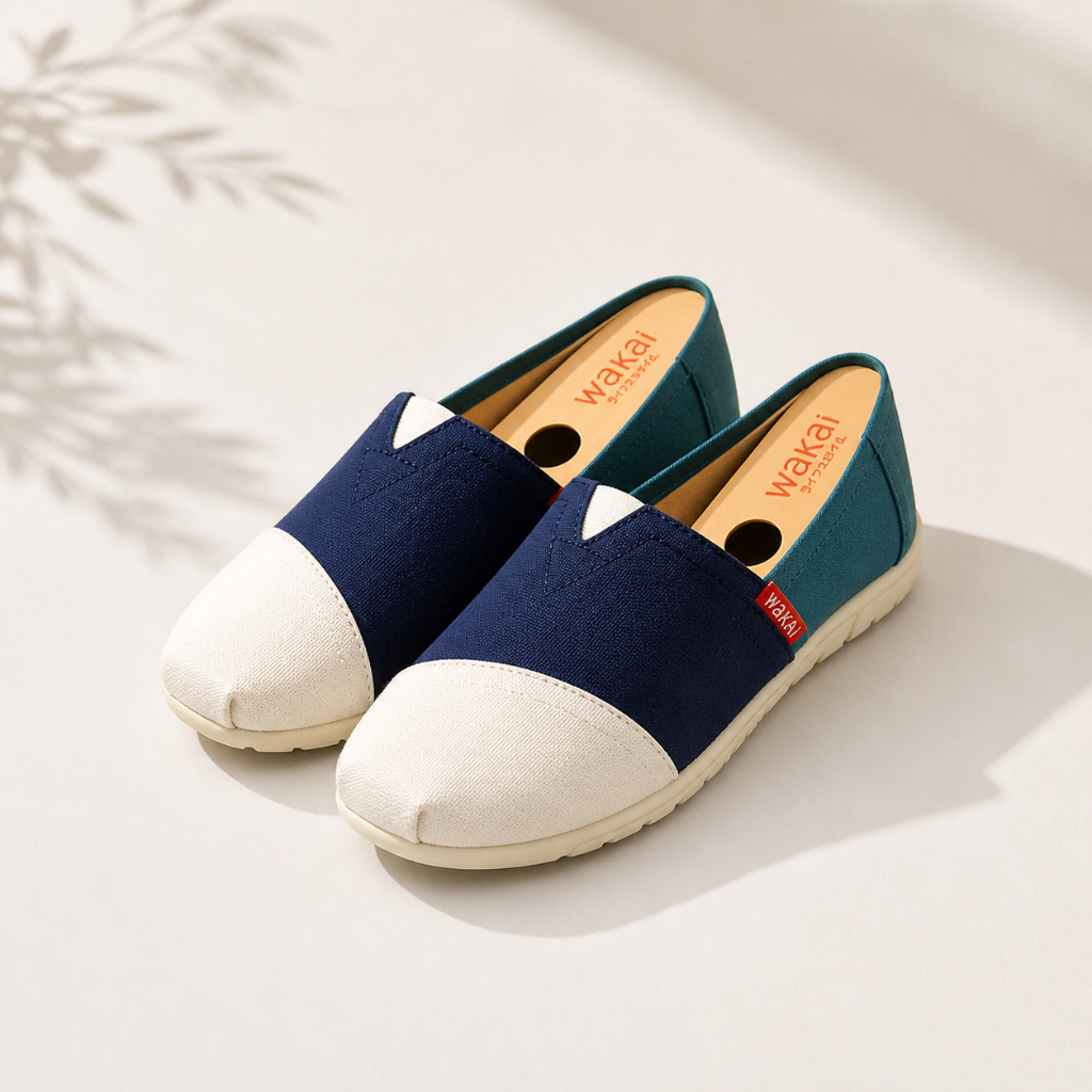 SEPATU WAKAI CORE UNISEX ORIGINAL / SLIP ON DEWASA SEPATU CEWEK PEREMPUAN COWOK LAKI-LAKI / SEPATU M