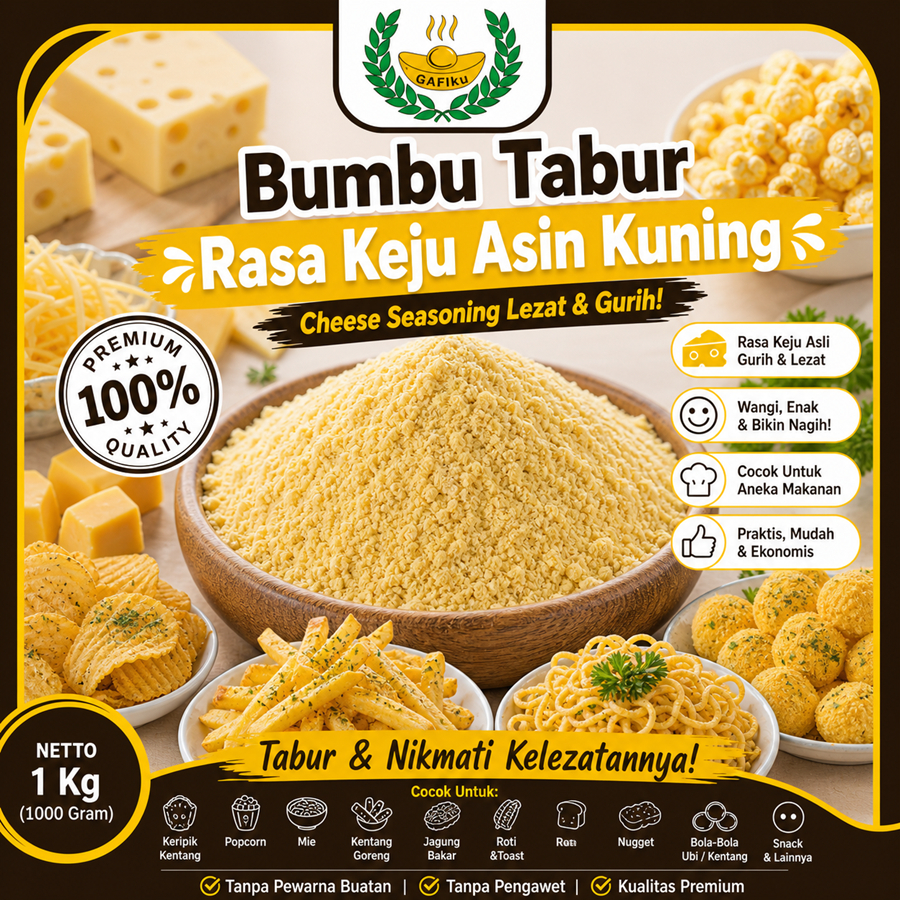 Bumbu Tabur Rasa Keju, Jual Bumbu Tabur Keju Murah, Harga Bumbu Tabur Keju