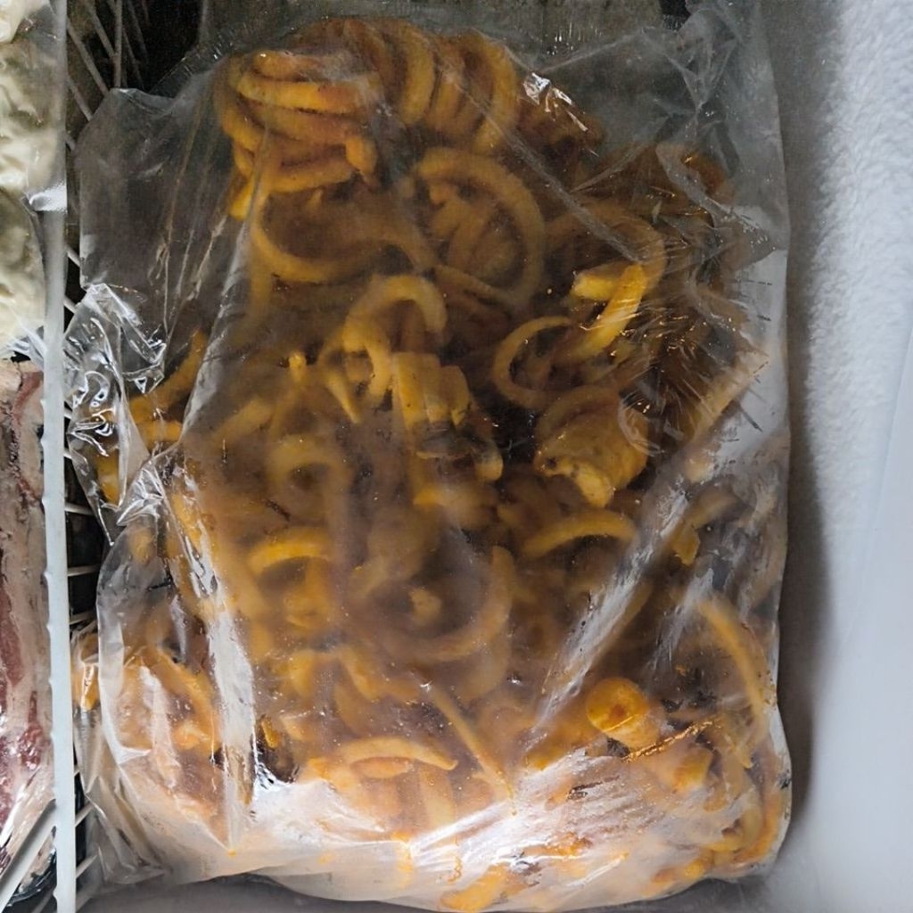 Mccain Redstone Canyon Spiral Fries / Curly Fry / Kentang Bumbu 1,8kg