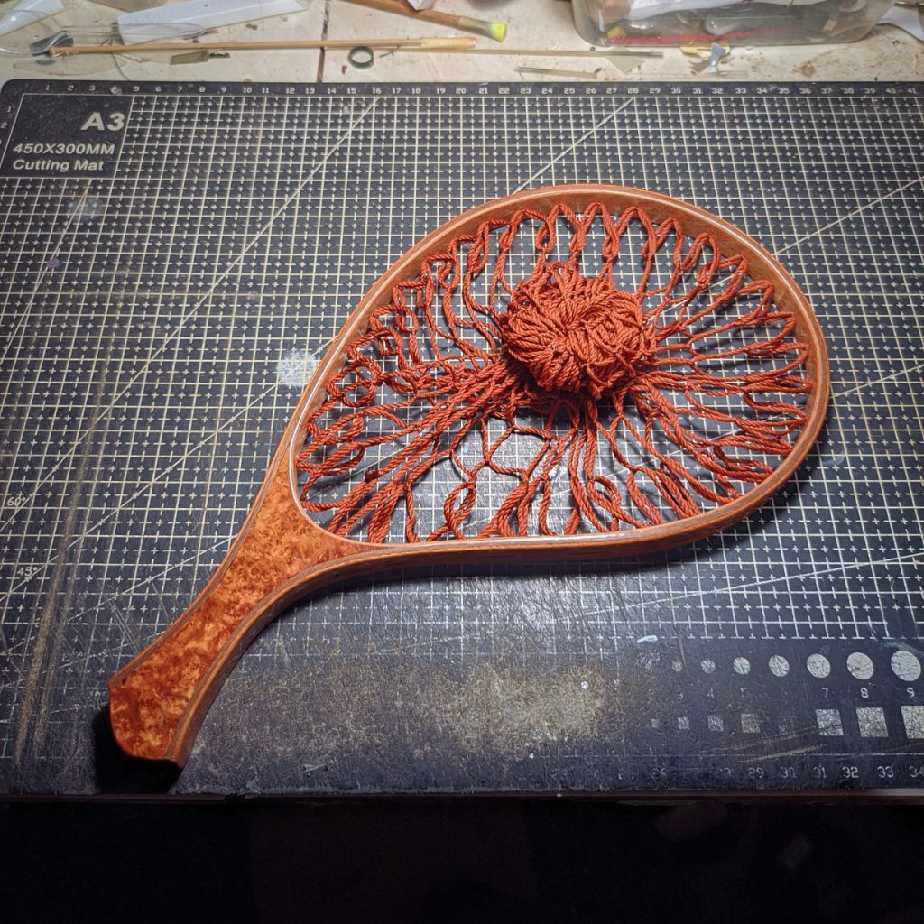 landing net kayu handmade