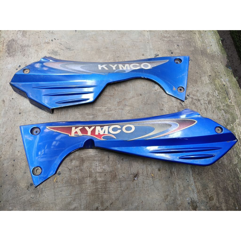 Cover sambungan body depan Atas mesin kymco cevira original 2nd lepasan motor