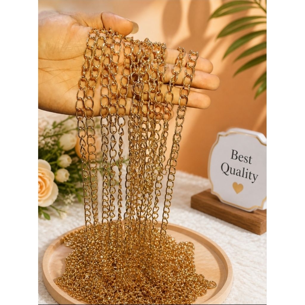 Rantai Tas Gold Elegan 120 cm +Pengait