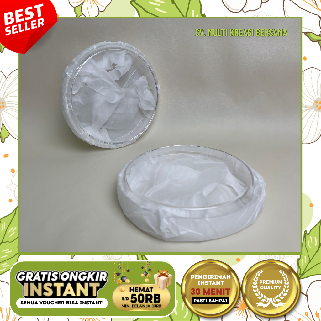 CAWAN PETRI, PETRI DISH LABORATORIUM, WADAH KULTUR BAKTERI, 100 X 20 MM, KACA PETRI 60 X 15 MM