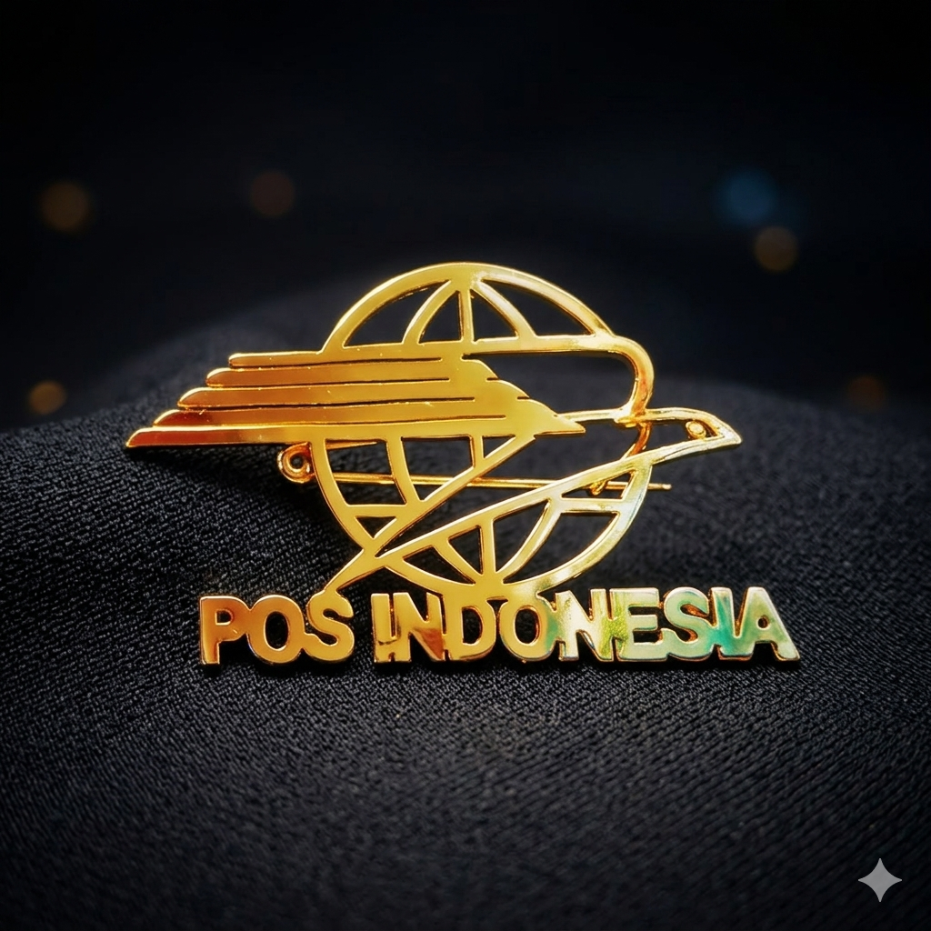 Bros pin logo lapis emas bros logo lambang custom