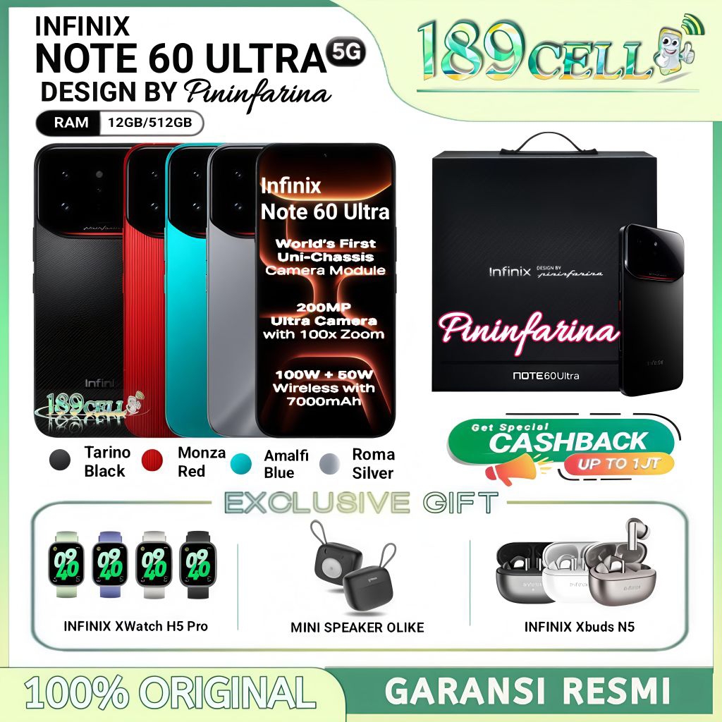 INFINIX NOTE 60 ULTRA PININFARINA RAM [12/512GB] | INFINIX NOTE60 ULTRA PININFARINA RAM [12/512GB] G