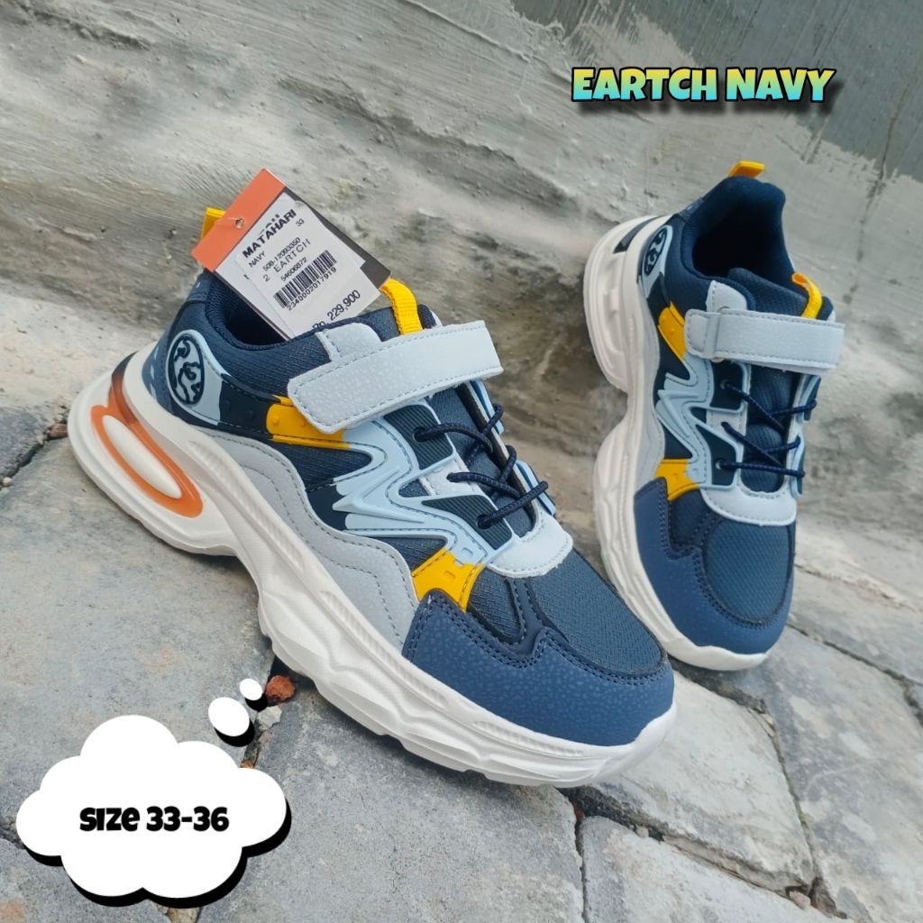 SEPATU SNEAKERS ANAK LAKI-LAKI PEREMPUAN NEVADA ORIGINAL SIZE 31-36 MURAH KEREN - SEPATU SPORT ANAK 