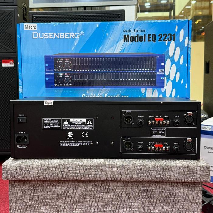Dusenberg Graphic Equalizer EQ – 2231 XL Full Macro Dusen Berg – Garansi Resmi 2 Tahun