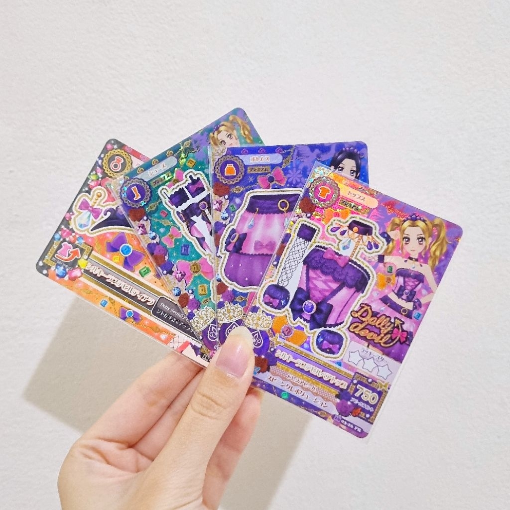 Aikatsu Card Kartu Premium Silky Love Devil Nono Risa Japan JP Original