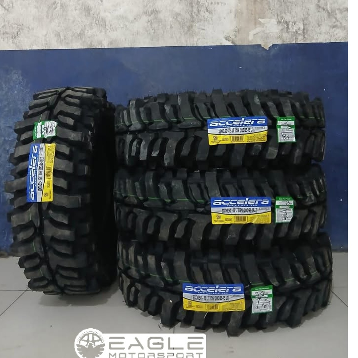 BAN PACUL TIPE ACCELERA BADAK EXTREME 33X10.5 R15 BUAT MOBIL KATANA JIMNY ESCUDO DLL.
