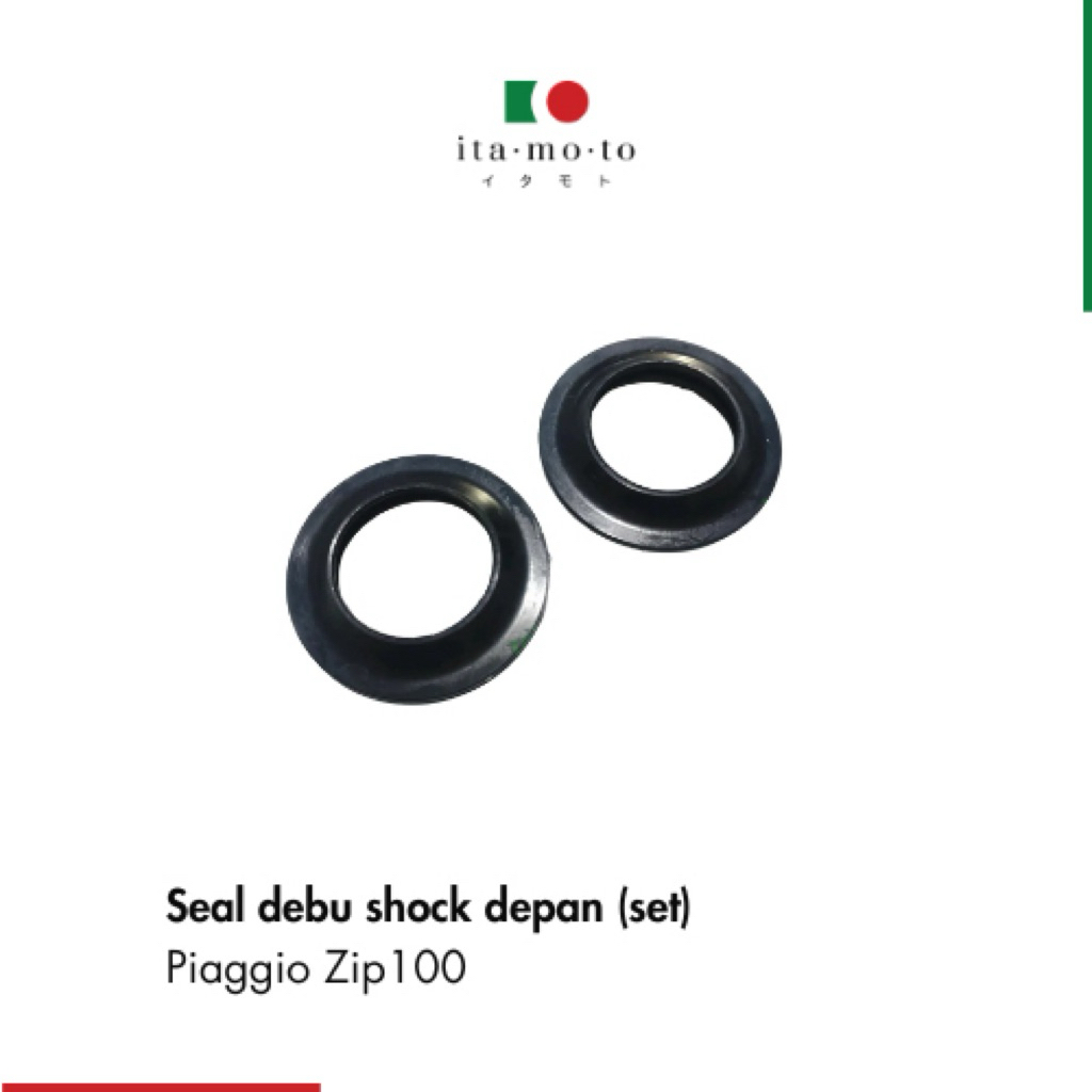 Seal Debu shock depan Piaggio Zip (set)
