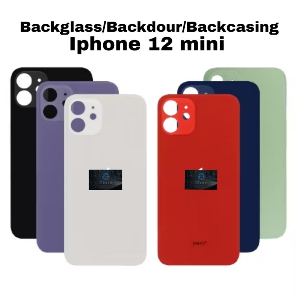 BACKGLASS/BACKDOOR/BACKCASING IPHONE 12 MINI ORIGINAL APPLE - TUTUP BELAKANG