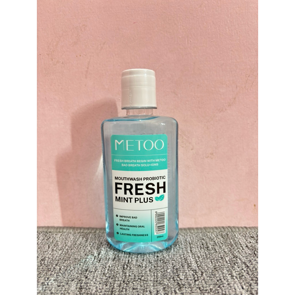 [BARU] METOO MOUTHWASH FRESH MINT 250ML