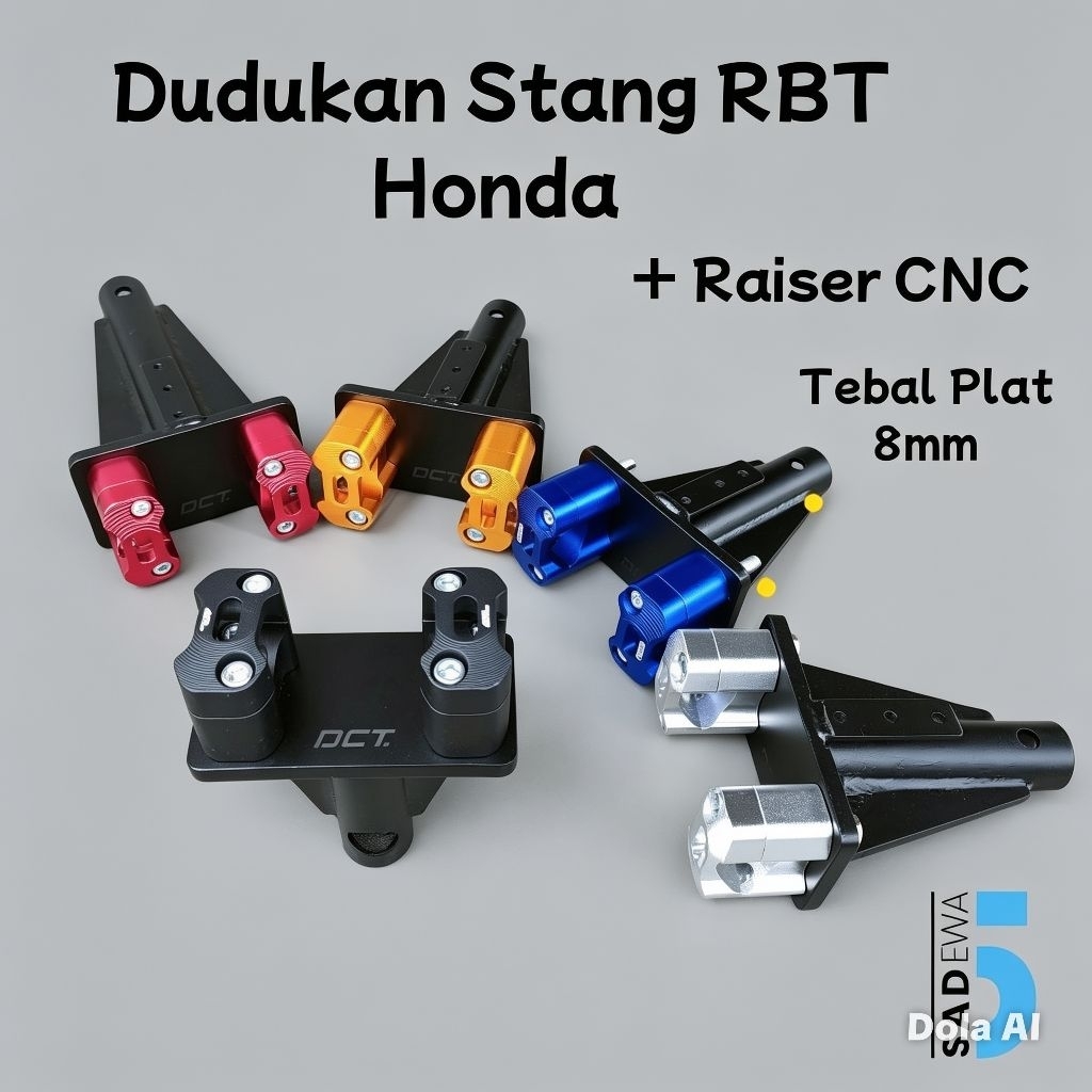 Dudukan Stang RBT Universal Honda Tebal 8 mm Pnp Supra Revo Bebek Matic Honda