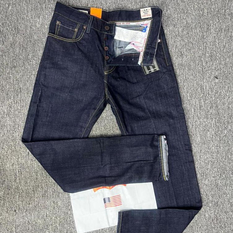 Levis Ori Import Seri 501 Reguler Fit Navy