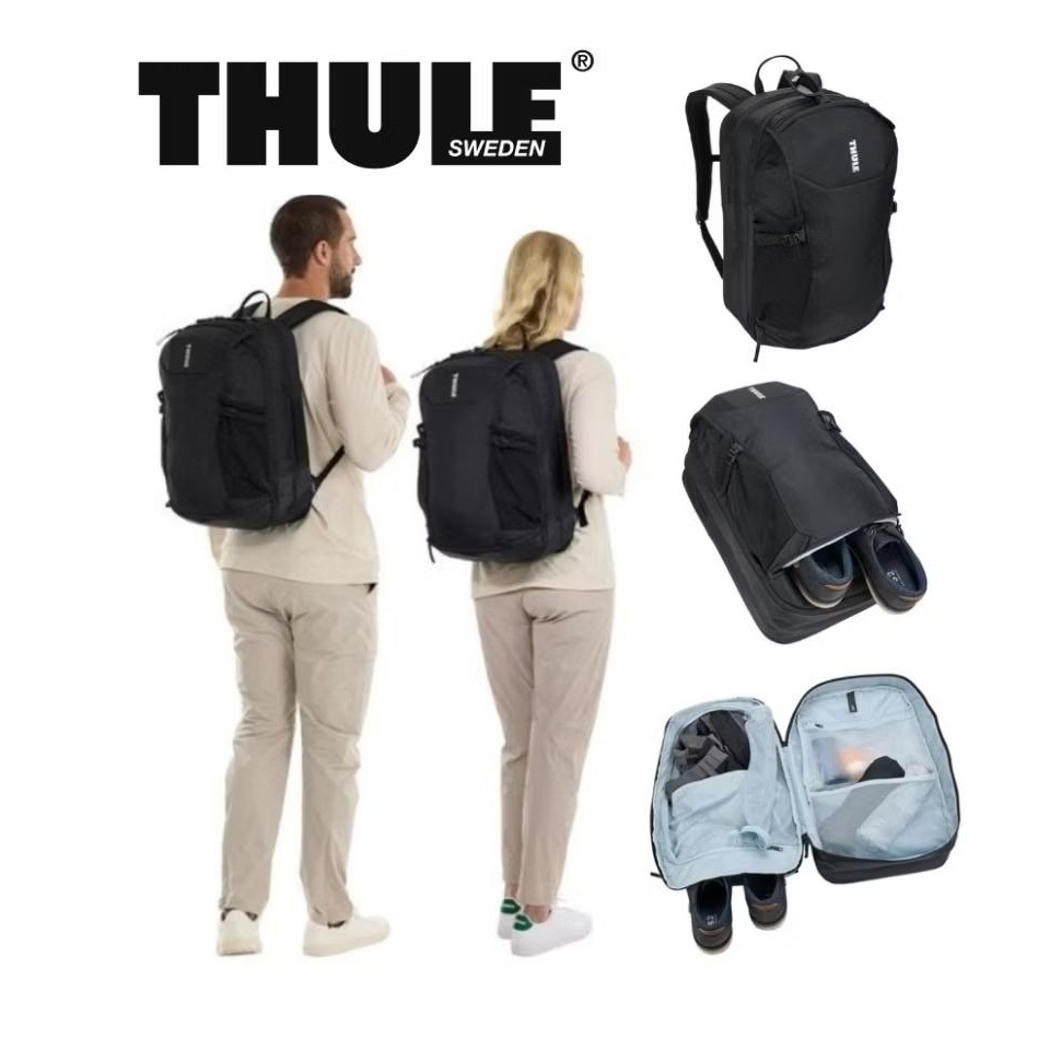 THULE Enroute Tas Laptop Backpack 30L Ransel – Black