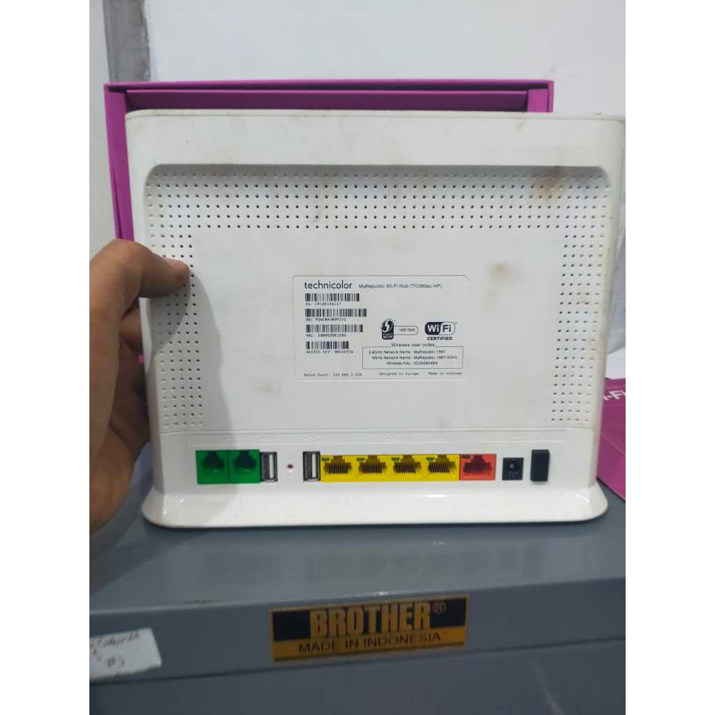 Router Technicolor TG389ac HP Dual Band AC1600 - Unit Only - WiFi Kencang Eks MyRepublic