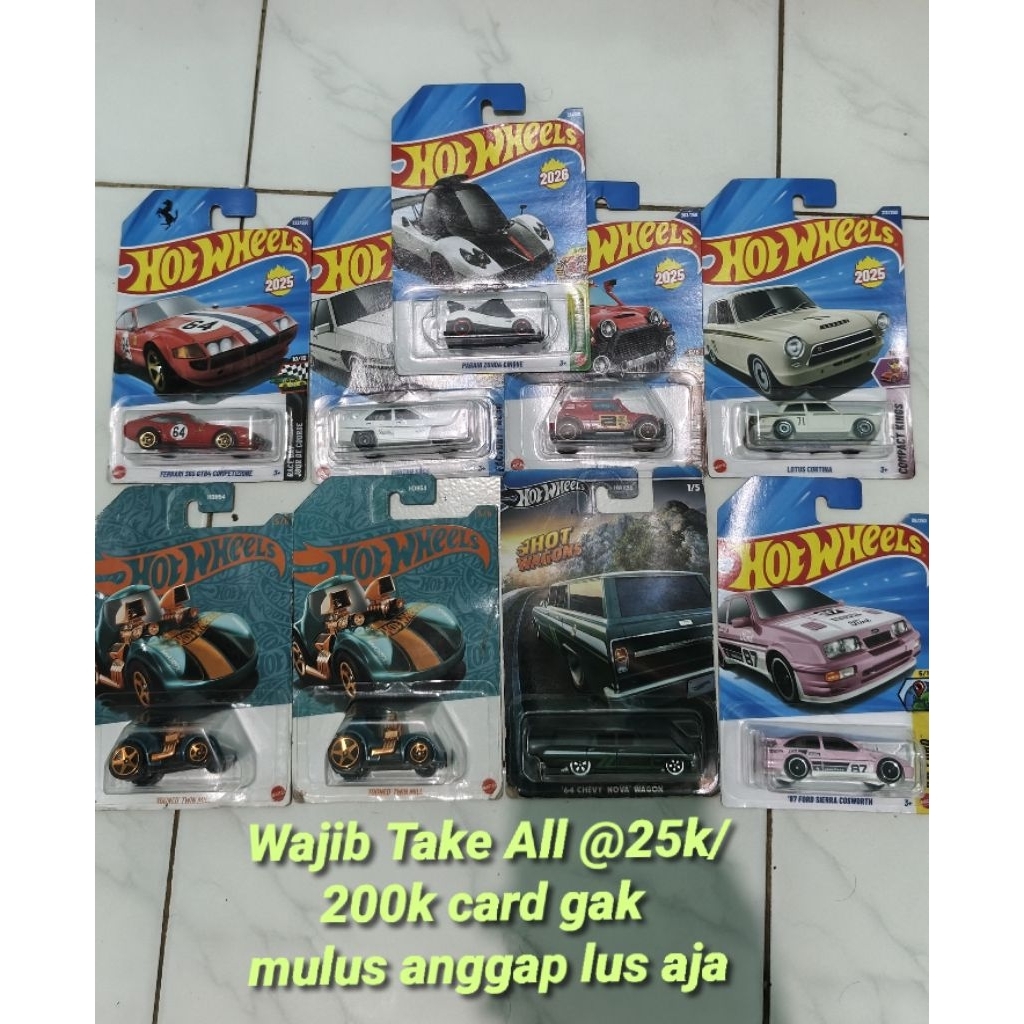 borongan hot wheels