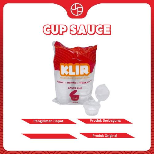 Klir Cup Sauce 25ml, 50pcs