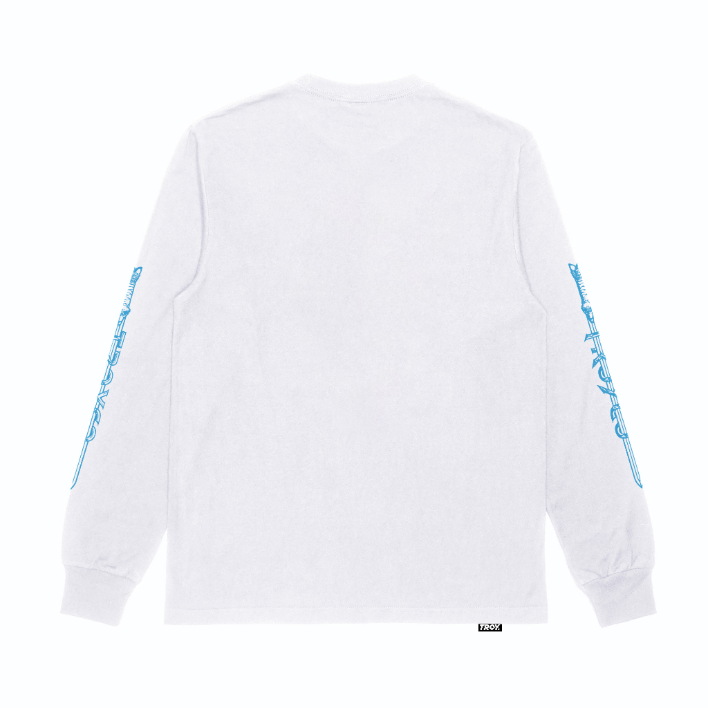 Troy Company Kaos Pria Lengan Panjang Putih - Reinse Longsleeve White LSD 3609