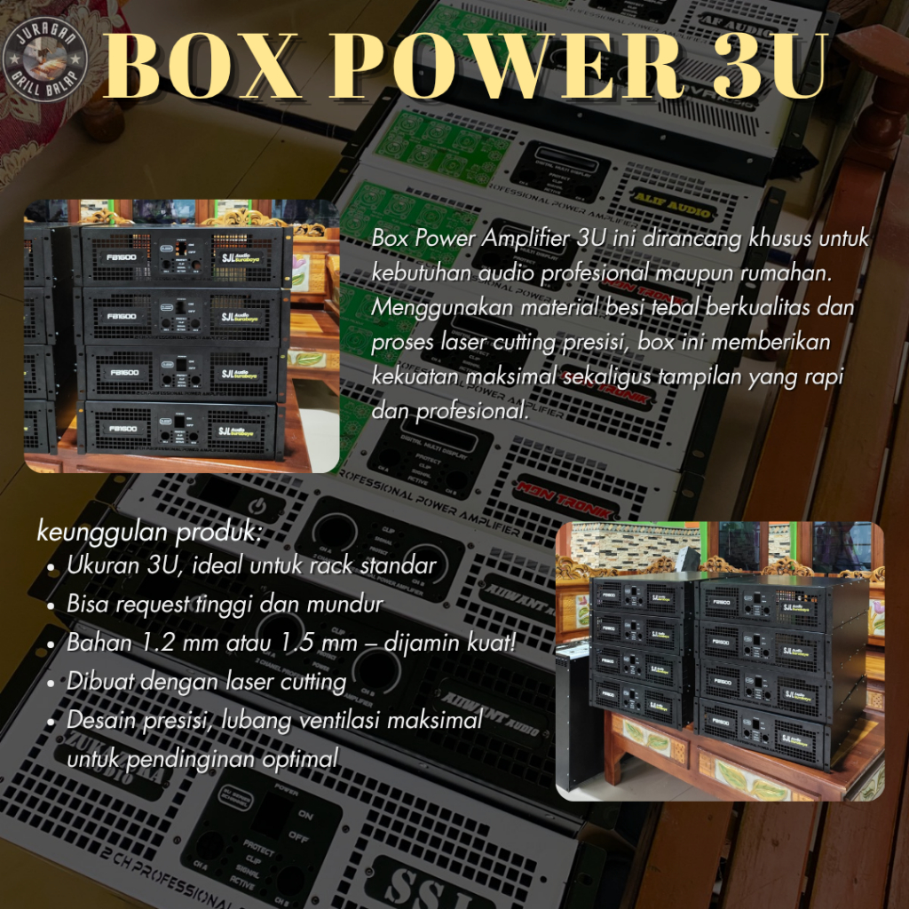 BOX POWER 3U 2CH & 4CH