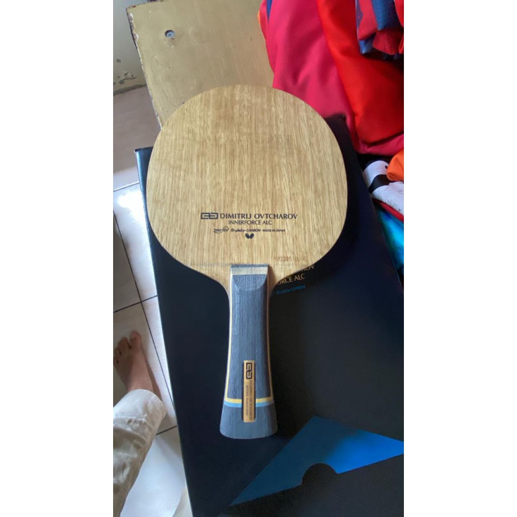 Bet kayu tenis meja butterfly dimitrij ovtcharov original