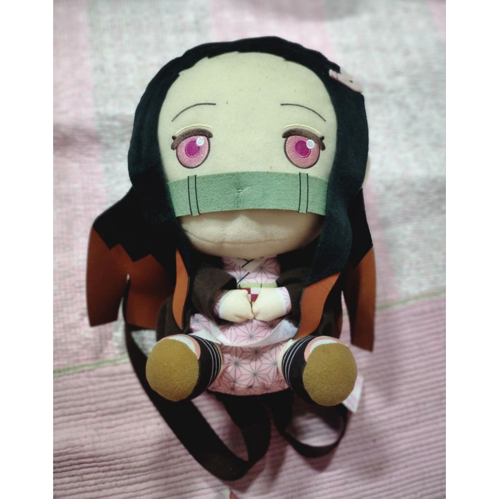 Tas Ransel Boneka Nezuko Anime Kimetsu no Yaiba Demons Slayer