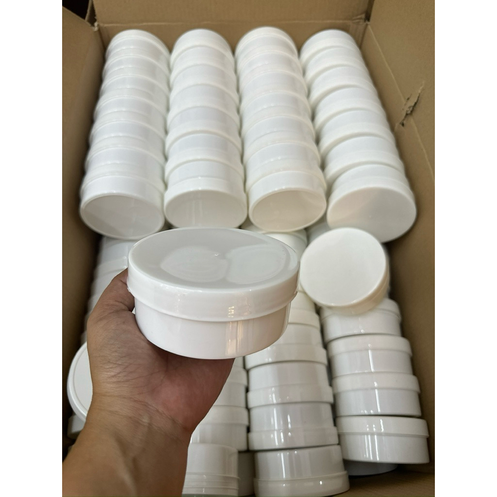 [20pcs] Pot Handbody/Lulur 250ml putih
