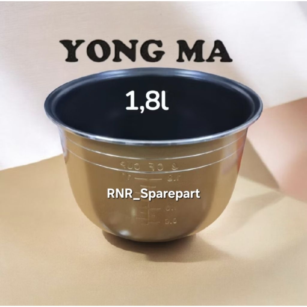 Panci Teplon mejikom YONG MA 1.8 Liter