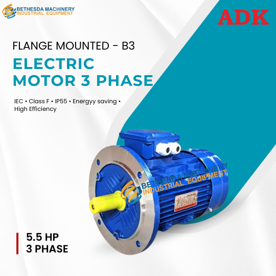 Dinamo listrik ADK 5.5 Hp - Electro motor 5 5hp / 4 kw Adk 3 Phase