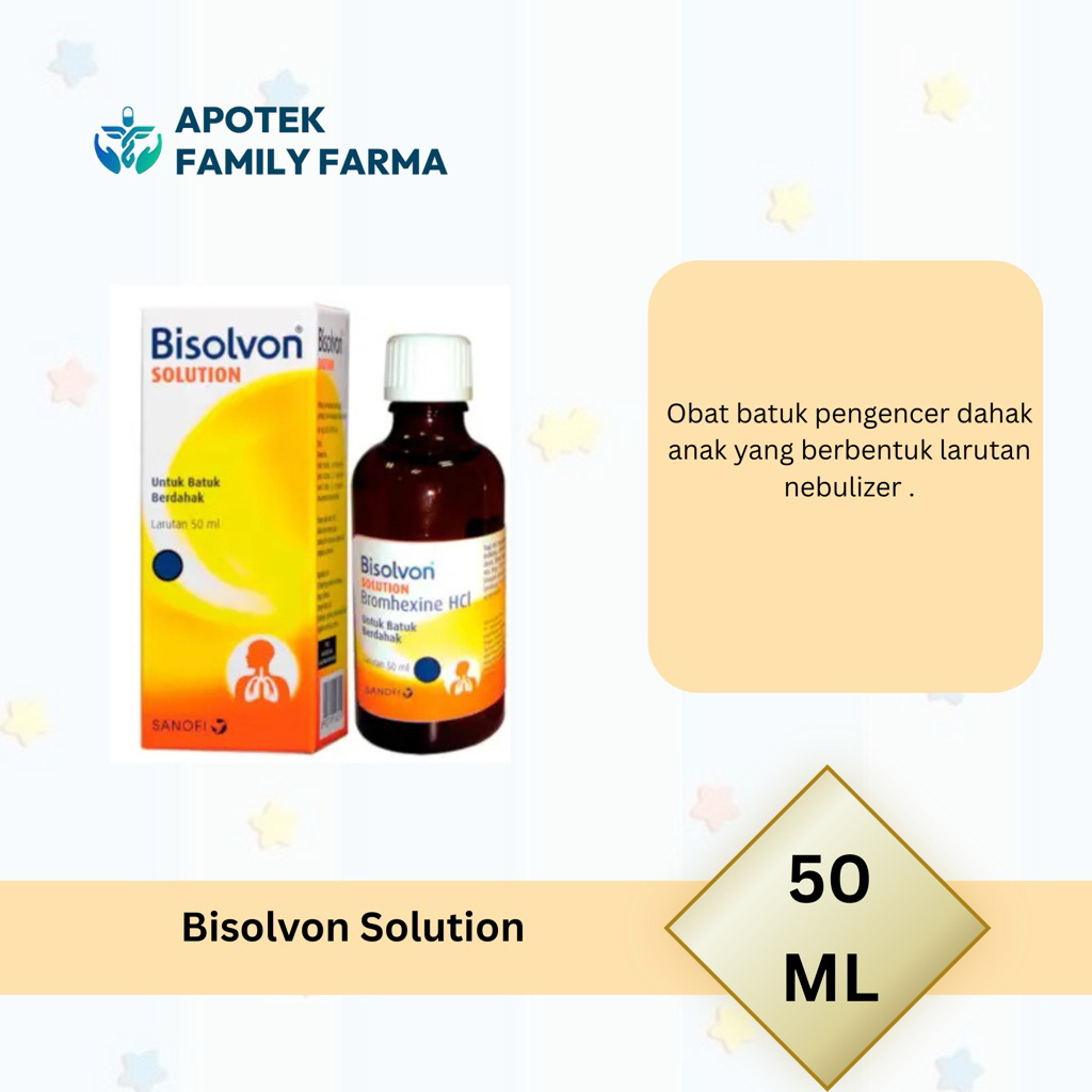 Bisolvon Solution - Larutan untuk Nebulizer