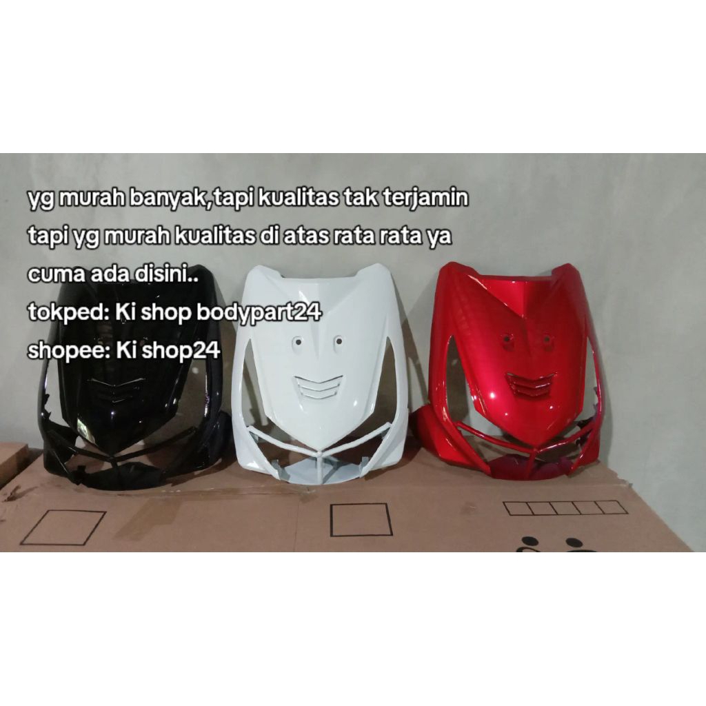 panel depan beat karbu,tameng depan beat karbu,body halus