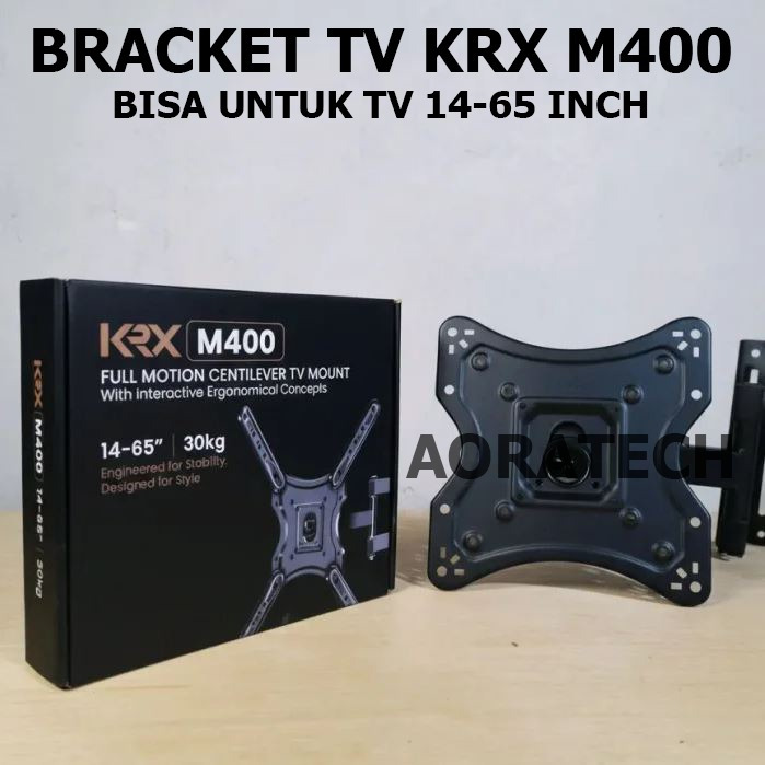 Bracket TV LED LCD Rodson R4 32 - 60 Inch Tilt Swivel Kualitas NB P4 Ready Gosend Bandung