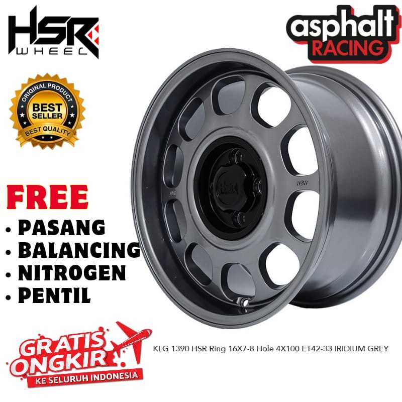 Velg Model Kaleng R16 PCD 4X100 Untuk Mobilio Vios City Vinfast VF3 Yaris Jazz Freed DLL HSR KLG