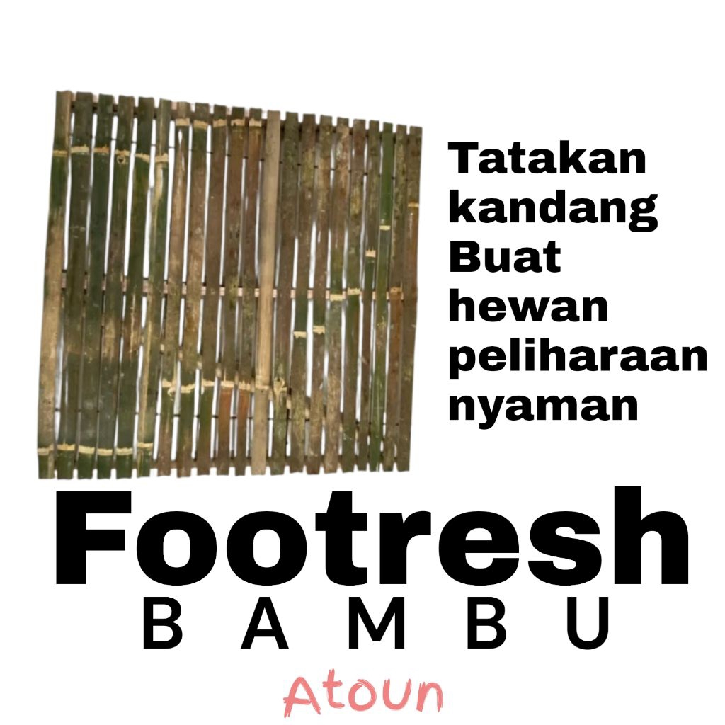 footresh alas kandang kucing alas kandang bambu kandang kelinci