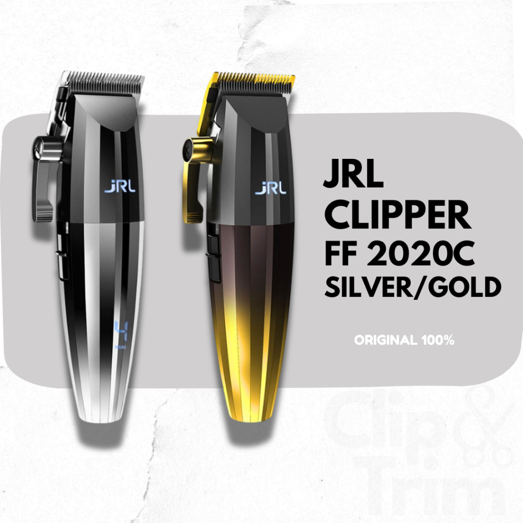 JRL Clipper FF 2020C Original Alat Cukur Rambut Barber JRL Professional Gold Silver
