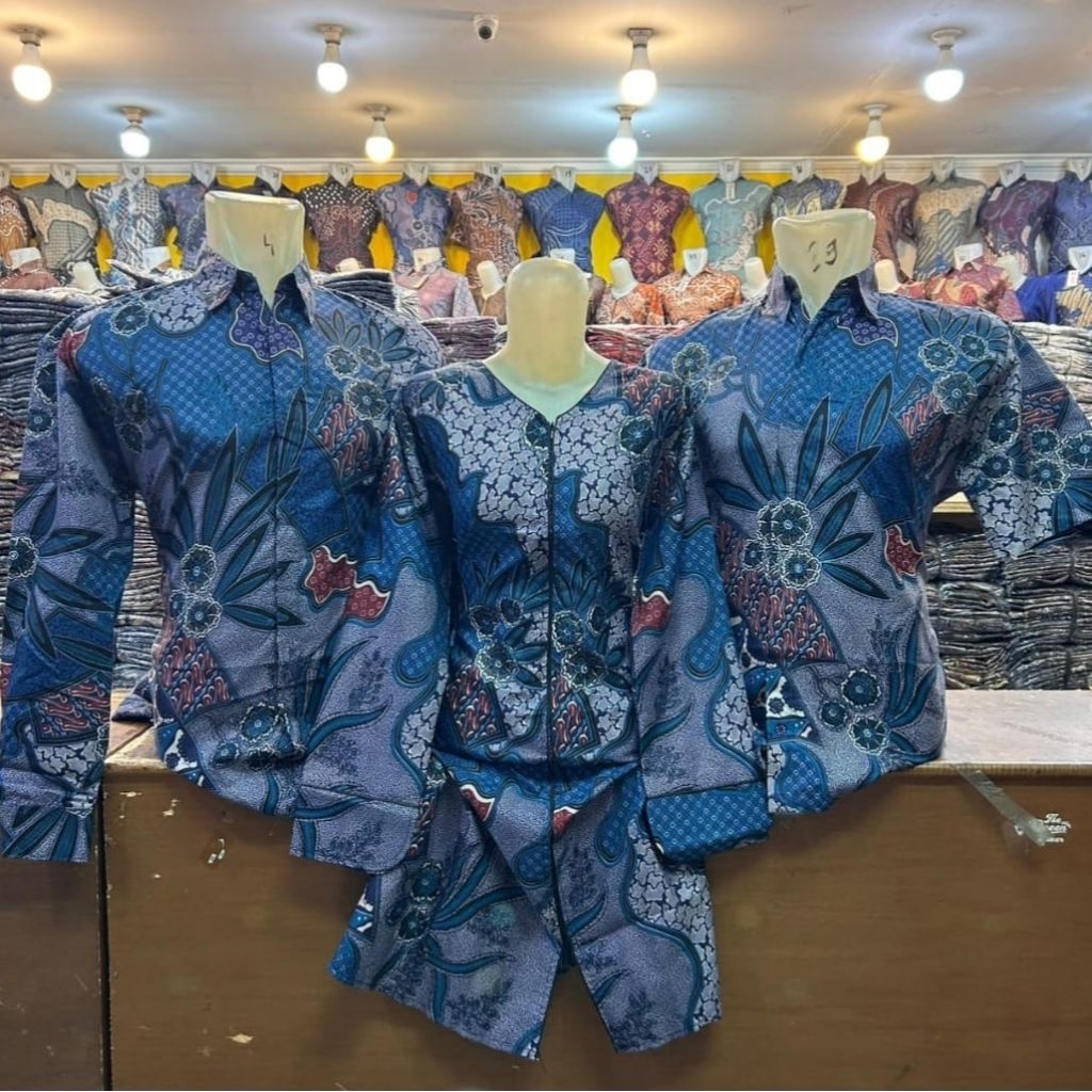BRAND BANDUNG Batik Shakila Batik Pria Lengan Panjang Batik Premium Pria Batik Kerja Pria
