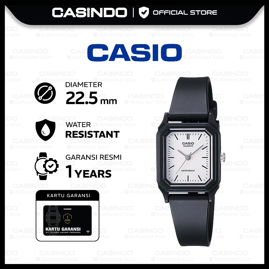 Casio Jam Tangan wanita LQ-142-7EDF Analog