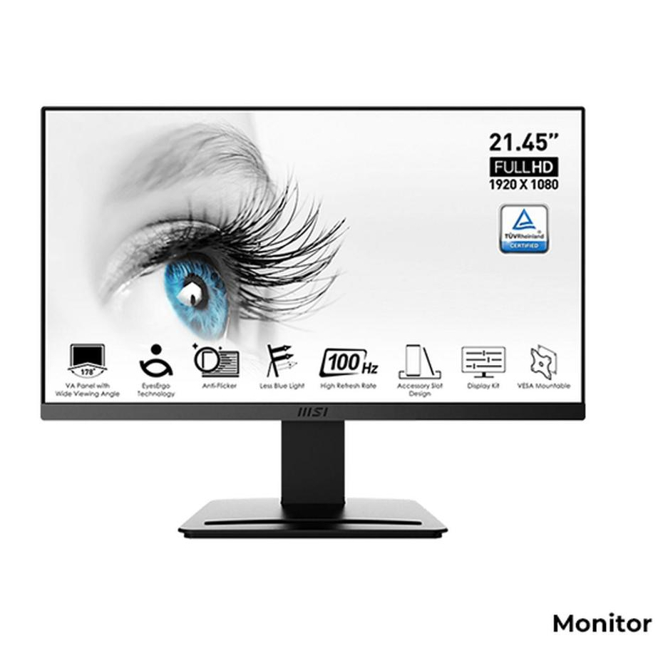 Monitor LED MSI PRO MP223 E2 22" 1080p FHD 100Hz 1ms