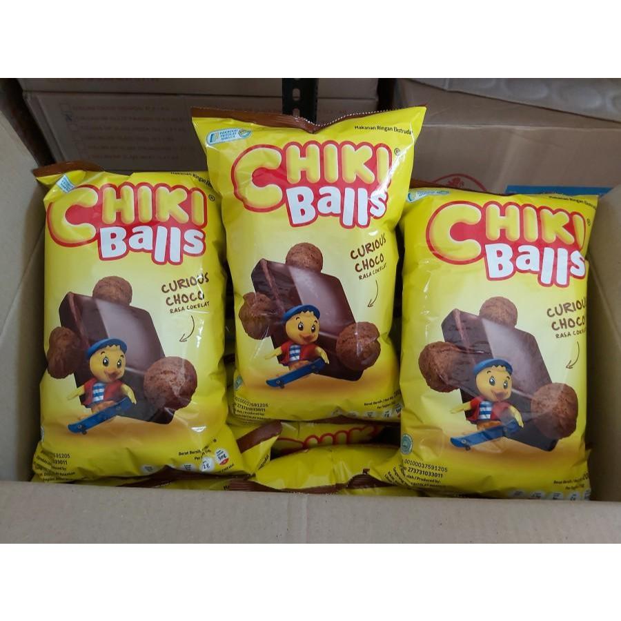 CHIKI BALLS JUMBO INDOFOOD 200gr CHIKI BALLS KEJU AYAM COKELAT 200gr