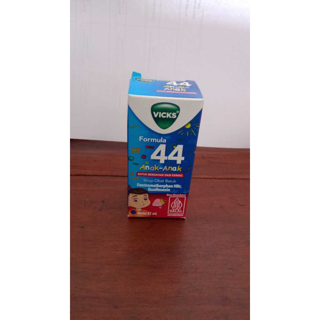 Sirup Obat Batuk Anak Vicks Formula 44 27ml - Meredakan Batuk berdahak