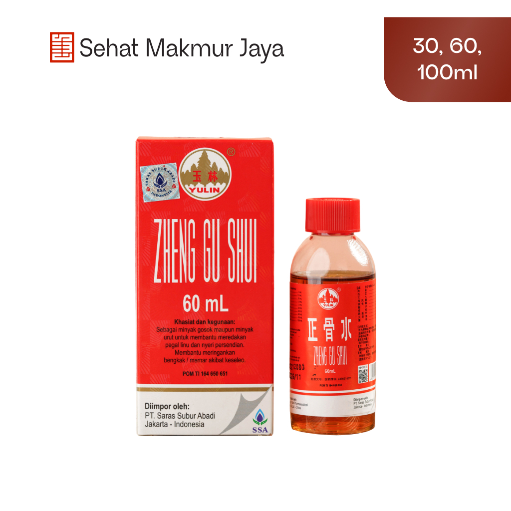 Zheng Gu Shui Original Arak Gosok China Isi 30ml 60ml 100ml - Spray Pereda Nyeri