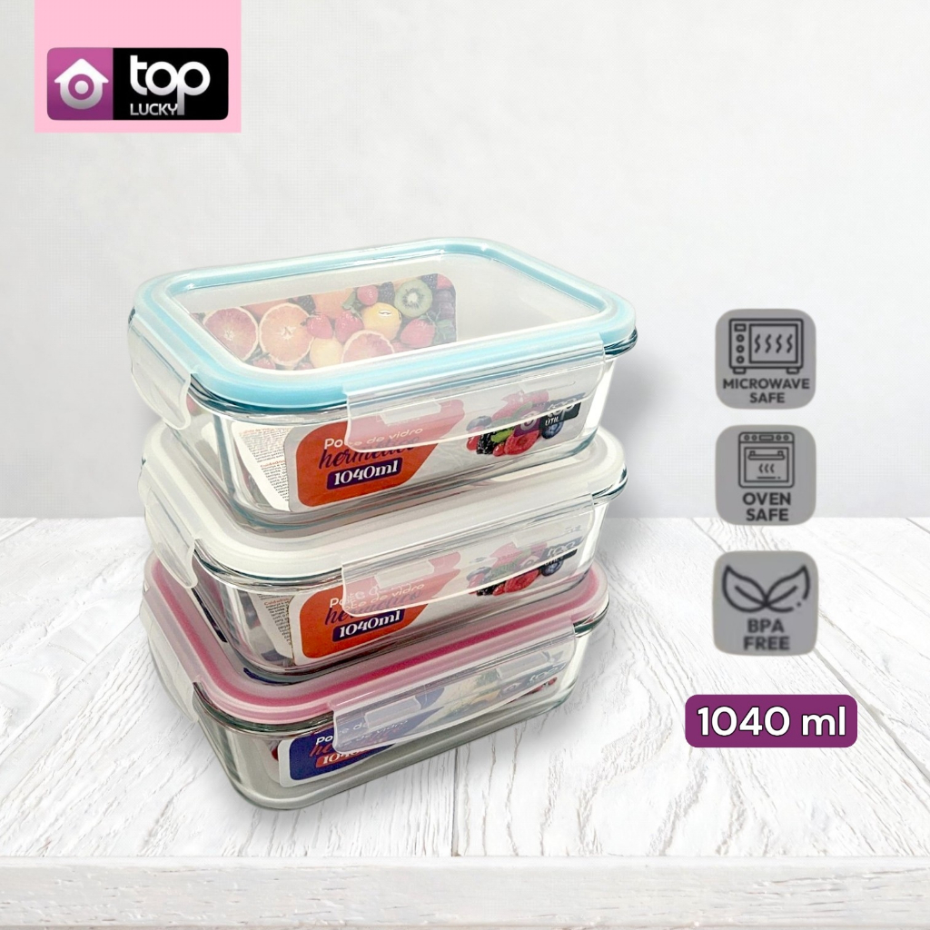 Glasslock / food container / Kotak makan / kotak kaca / kaca / microvawe / Lock n lock / Kotak makan