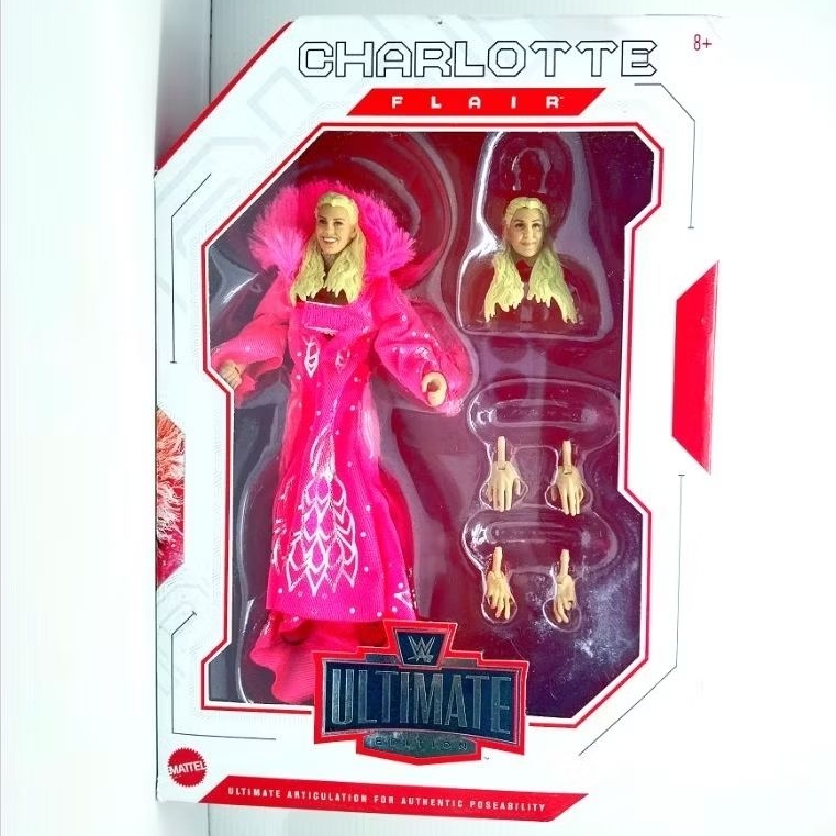 wwe mattel ultimate edition charlotte flair aew wwf smackdown diva divas action figure